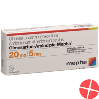 Olmesartan-amlodipin Mepha Lactab 20mg/5mg 28 Stück