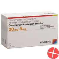Olmesartan-amlodipin Mepha Lactab 20mg/5mg 98 Stück