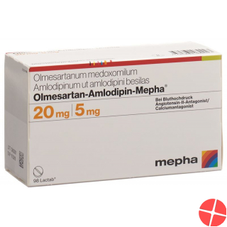 Olmesartan-amlodipin Mepha Lactab 20mg/5mg 98 Stück