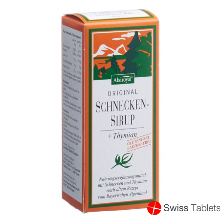 Alsiroyal Original Schnecken Sirup Thymian 150ml buy online