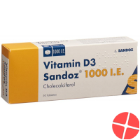 Vitamin D3 Sandoz Tabletten 1000 Ie 50 Stück