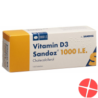 Vitamin D3 Sandoz Tabletten 1000 Ie 100 Stück