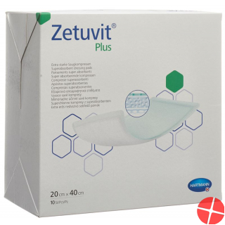 Zetuvit Plus Absorptionsverband 20x40cm 10 Stück