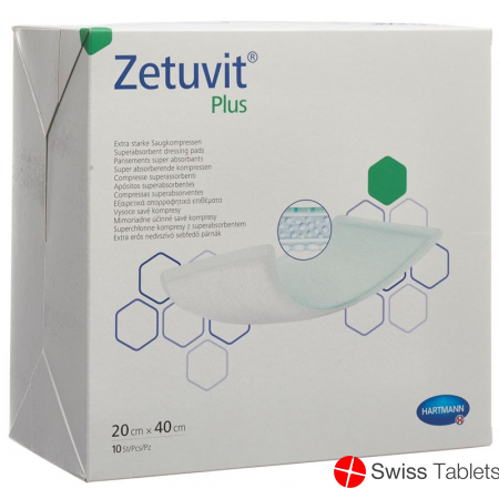 Zetuvit Plus Absorptionsverband 20x40cm 10 Stück buy online