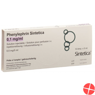 Phenylephrin Sintetica 0.1mg/ml 10 Ampullen 5ml