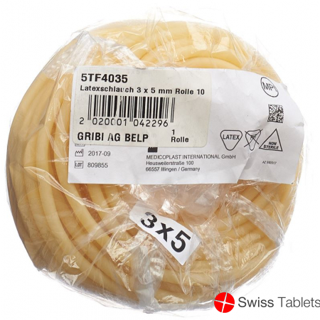 Gribi Latexschlauch 3x5mm 10m Unsteril Rolle buy online
