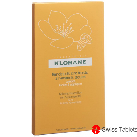 Klorane Enthaarungsstreifen Beine 2x 6 Stück buy online