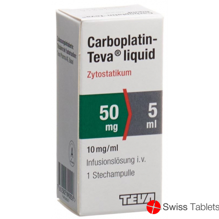 Carboplatin Teva Liquid 50mg/5ml Durchstechflasche buy online