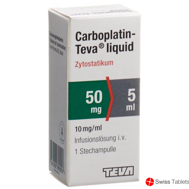 Carboplatin Teva Liquid 50mg/5ml Durchstechflasche buy online