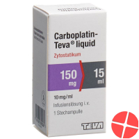 Carboplatin Teva Liquid 150mg/15ml Durchstechflasche