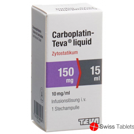 Carboplatin Teva Liquid 150mg/15ml Durchstechflasche buy online