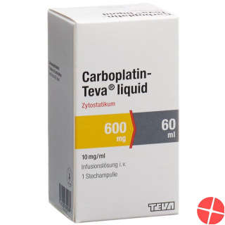 Carboplatin Teva Liquid 600mg/60ml Durchstechflasche