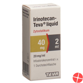 Irinotecan Teva Liquid 40mg/2ml Durchstechflasche