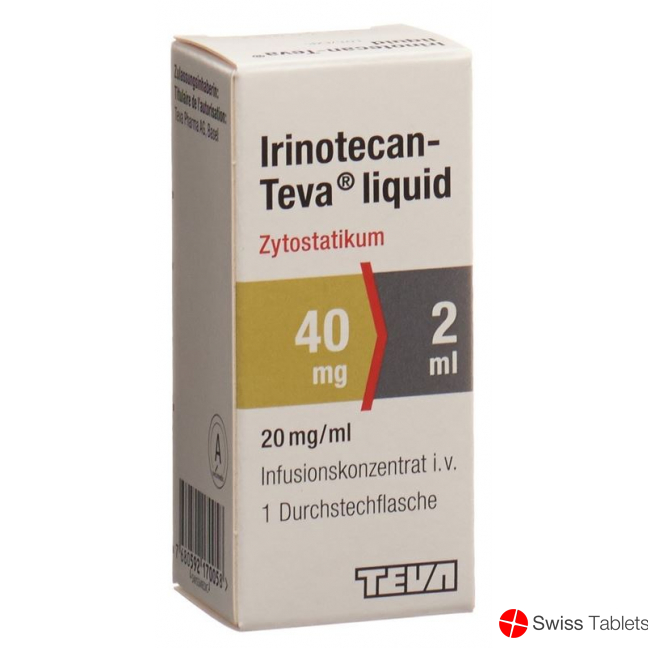 Irinotecan Teva Liquid 40mg/2ml Durchstechflasche buy online