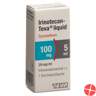 Irinotecan Teva Liquid 100mg/5ml Durchstechflasche