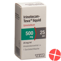 Irinotecan Teva Liquid 500mg/25ml Durchstechflasche