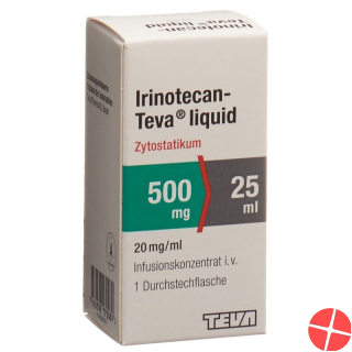 Irinotecan Teva Liquid 500mg/25ml Durchstechflasche