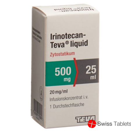 Irinotecan Teva Liquid 500mg/25ml Durchstechflasche buy online