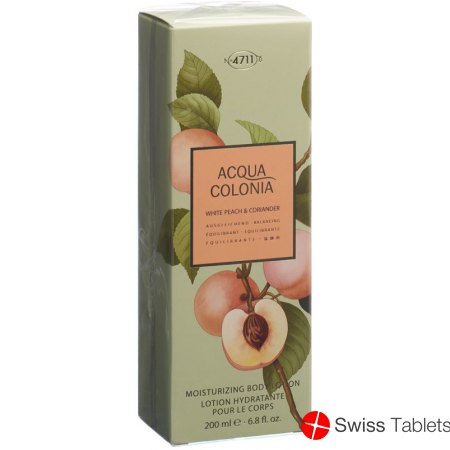 4711 Acqua Colonia White Peach & Coriander Bodylotion 200ml buy online