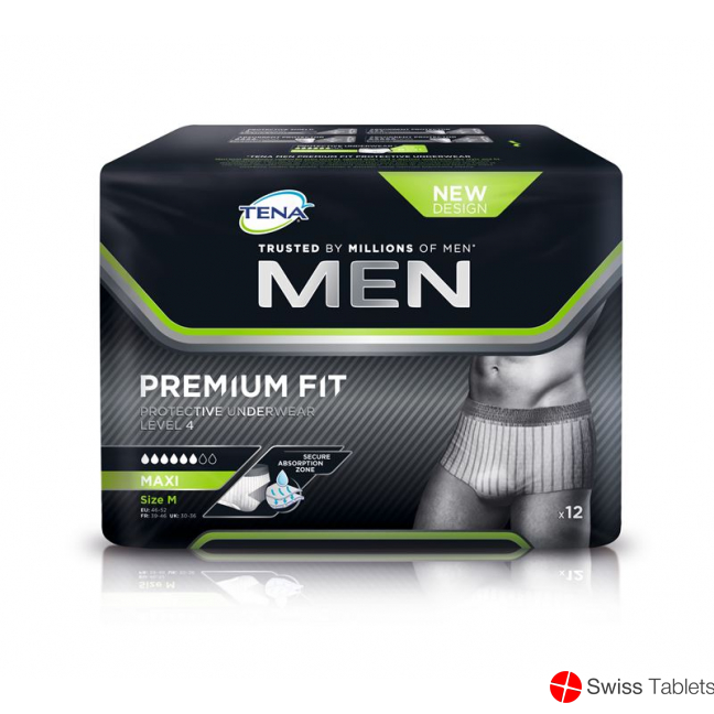 Tena Men Premium Fit Underwear Level 4 M 12 Stück buy online