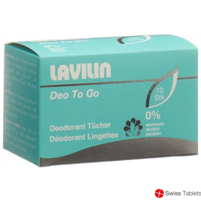 Lavilin Deodorant Tücher Box 10 Stück buy online