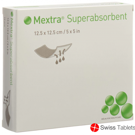 Mextra Superabsorbent 12.5x12.5cm 10 Stück buy online