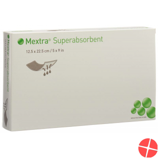 Mextra Superabsorbent 12.5x22.5cm 10 Stück