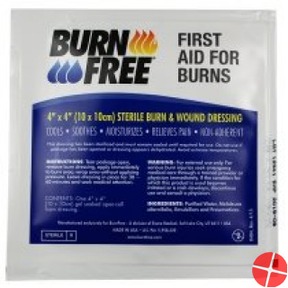 Burnfree wound dressing 10x10cm sterile with gel