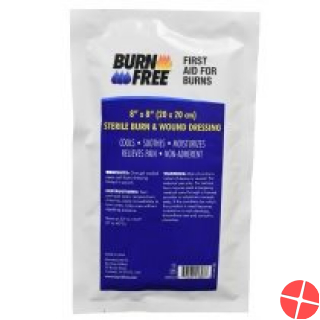 Burnfree wound dressing 20x20cm sterile with gel