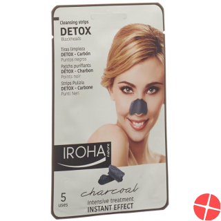 Iroha Detox Cleansing Strips Blackheads Nase 5 Stück