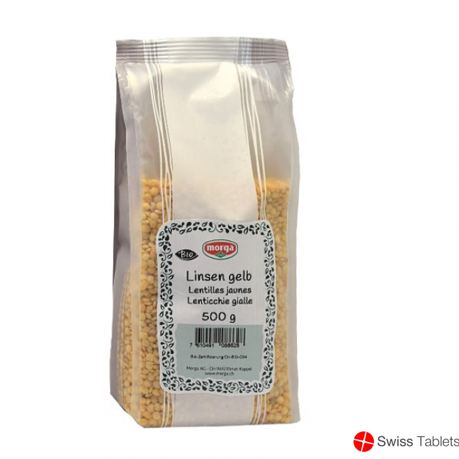 Holle Linsen Gelb Bio Beutel 500g buy online