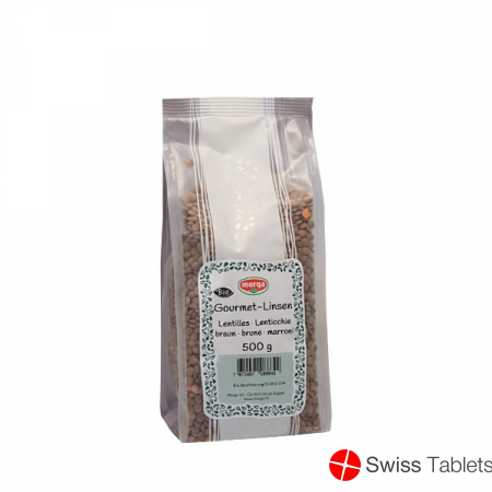 Holle Gourmet-Linsen Braun Bio Beutel 500g buy online