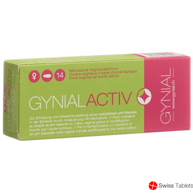 Gynialactiv Milchsäure Vaginalzäpfchen 14 Stück buy online