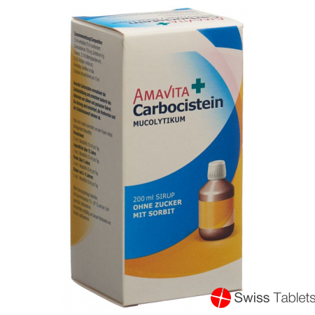Amavita Carbocistein 750mg/15ml (neu) Flasche 200ml buy online