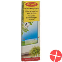 Aeroxon Fenster-Fliegenfallen Transparent 4 Stück