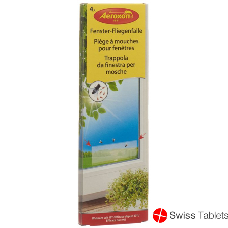Aeroxon Fenster-Fliegenfallen Transparent 4 Stück buy online