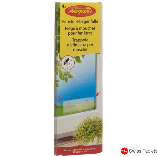 Aeroxon Fenster-Fliegenfallen Transparent 4 Stück buy online