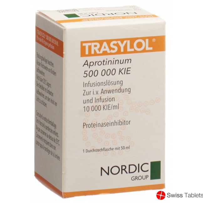 Trasylol Infusionslösung 500000 Kie Durchstechflasche 50ml buy online