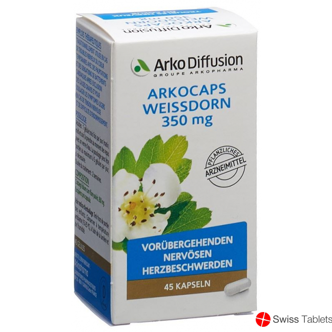 Arkocaps Weissdorn Kapseln 350mg 45 Stück buy online