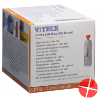 Vitrex Lite Iii Safety Einmalstechhilf 21g 100 Stück