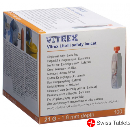 Vitrex Lite Iii Safety Einmalstechhilf 21g 100 Stück buy online