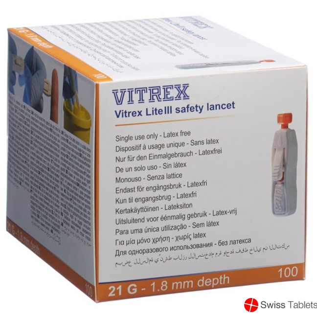 Vitrex Lite Iii Safety Einmalstechhilf 21g 100 Stück buy online