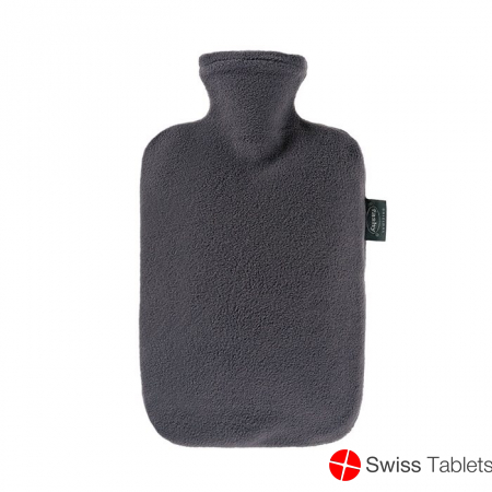 Fashy Wärmflasche 2L Vlies Bezug Anthrazit buy online