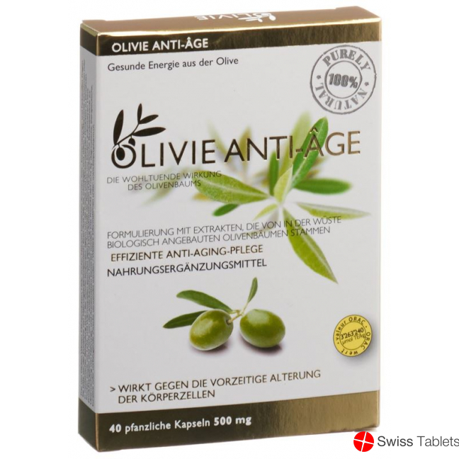 Olivie Anti-Age 500mg Gelules Vegetale 40 Stück buy online