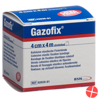 Gazofix Kohae Fixierbinde 4cmx4m Hautfarbig Latexfrei
