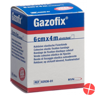 Gazofix Kohae Fixierbinde 6cmx4m Hautfarbig Latexfrei