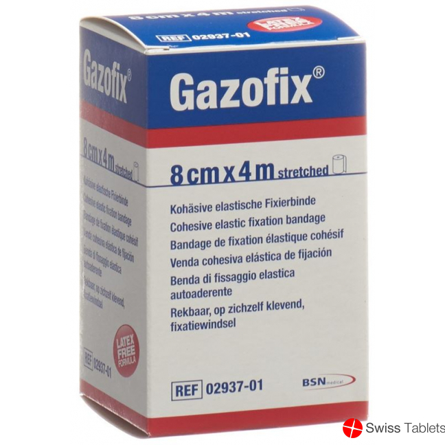 Gazofix Kohae Fixierbinde 8cmx4m Hautfarbig Latexfrei buy online