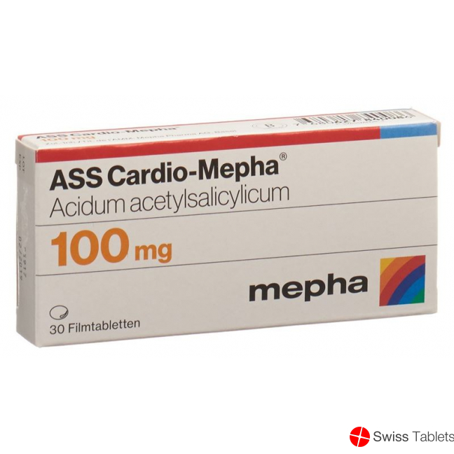 ASS Cardio Mepha Filmtabletten 100mg 30 Stück buy online