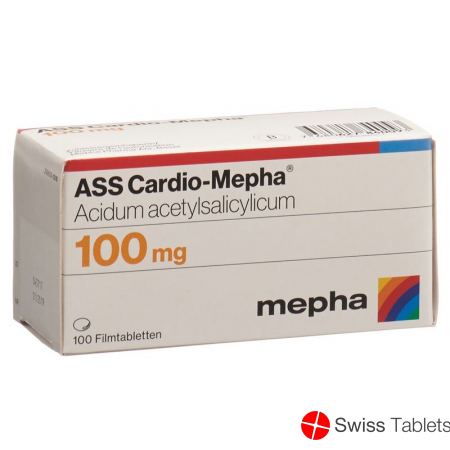 ASS Cardio Mepha Filmtabletten 100mg 100 Stück buy online