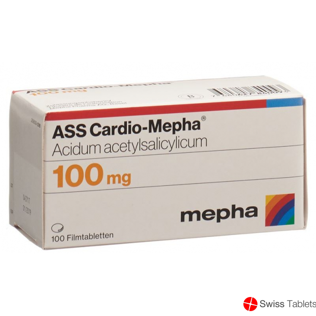 ASS Cardio Mepha Filmtabletten 100mg 100 Stück buy online